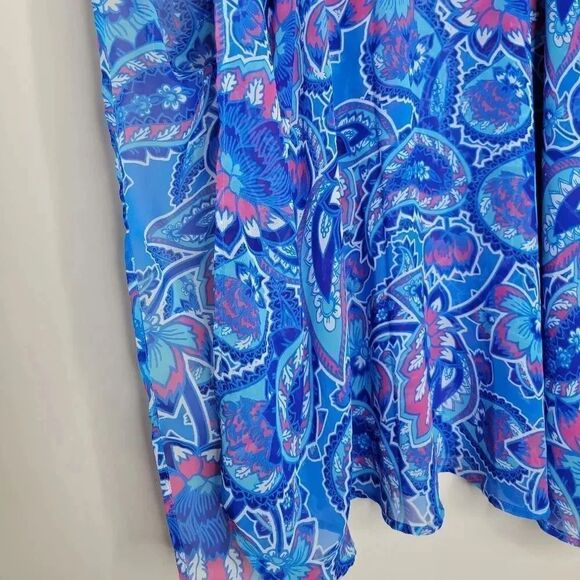 Show Me Your Mumu Peta Boo Tunic in Blueberry Paisley - Picture 6 of 11